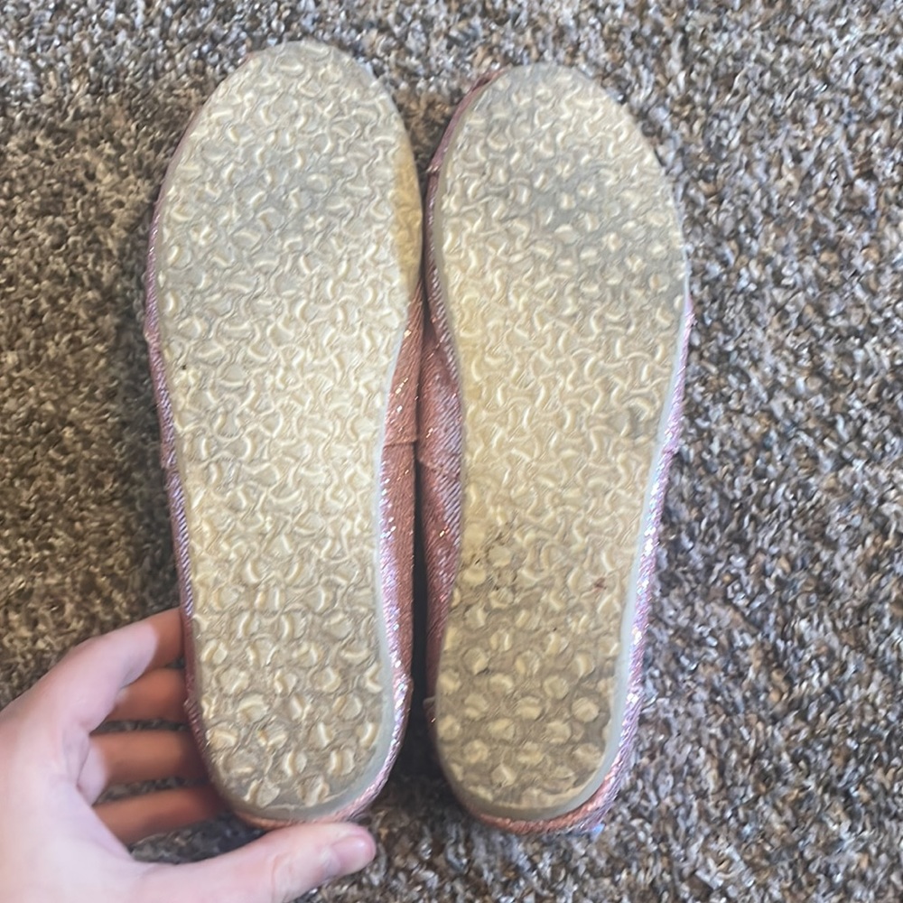 Pink Sparkle Toms - Picture 7 of 7